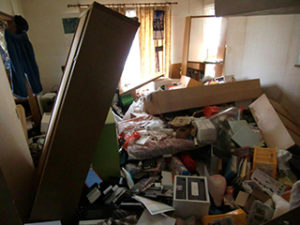 熊本地震発生時の室内（1）